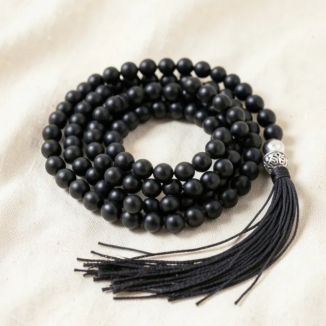 Karungali mala, 54+1 beads